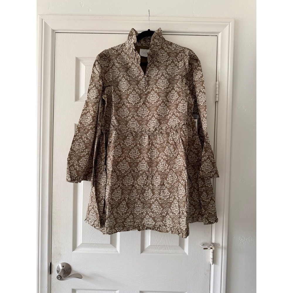 tuckernuck hyacinth house russell mini dress moss olive, women size medium - Picture 2 of 10